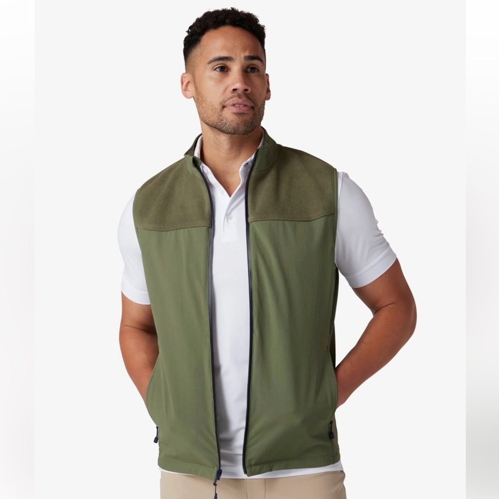 NWT Mizzen+Main Sage/Olive Green Venture Vest